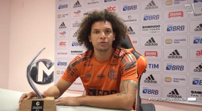 Willian Arão-Flamengo-Melhor Volante Brasileirão-TV Gazeta