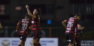 Flamengo goleia Real Brasília pelo Brasileirão Feminino. Foto: Marcelo Cortes