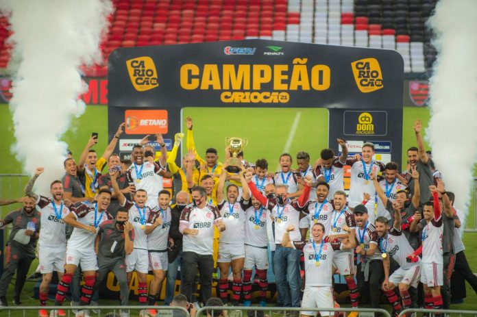 Flamengo venceu o Campeonato Carioca de 2021. Foto: Reprodução