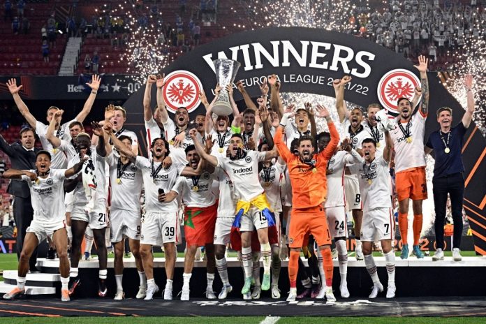 Frankfurt venceu a Europa League nessa semana. Foto: Reprodução
