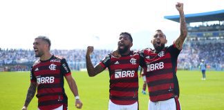 Flamengo conquistou os 3 pontos fora de casa. Foto: Gilvan de Souza